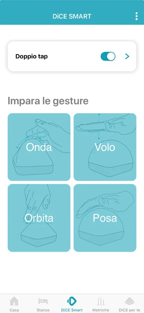 DiCEhome Use hand gestures App Screenshot