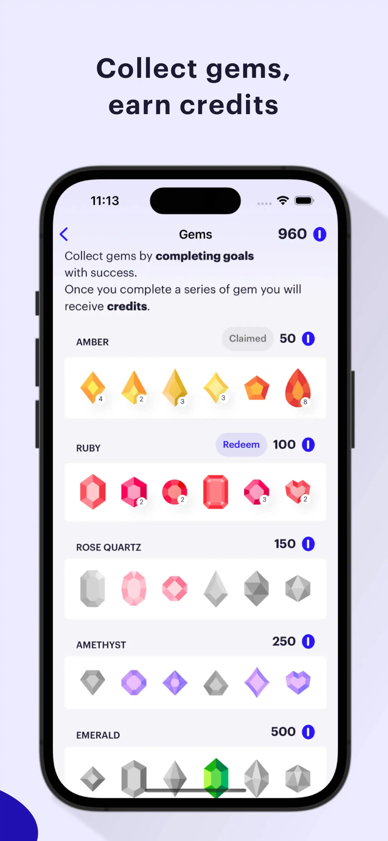 Pursoo Collect gems App Screenshot